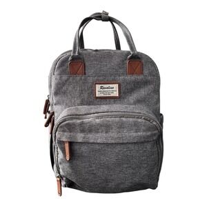 Ruvalino Diaper Bag Backpack Gray Gender Neutral Multi Pocket Compartments YW168